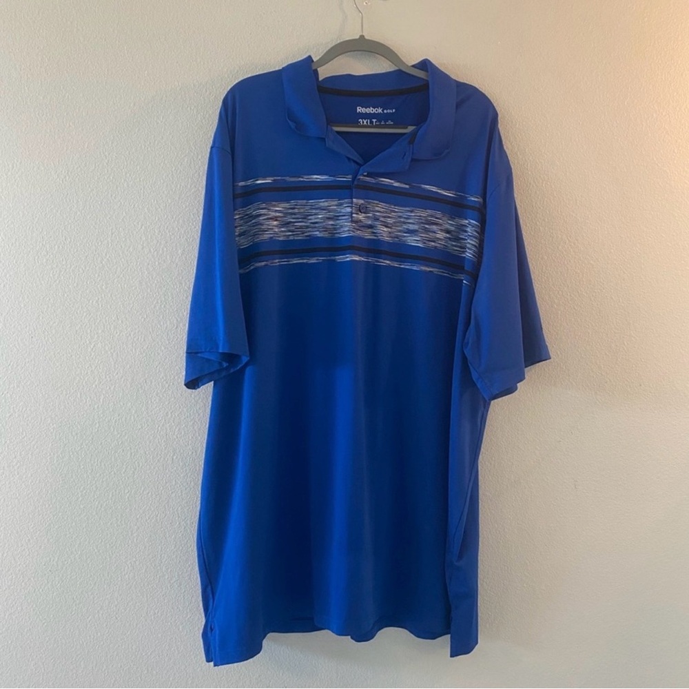 Reebok Men's Polo Shirt in Vibrant Blue